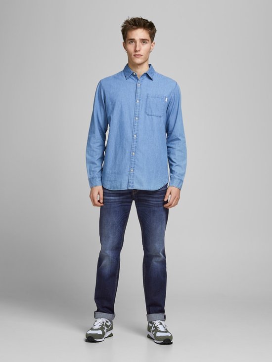 Jack & Jones JJICLARK JJORIGINAL JOS 278 Slim Fit Jeans Heren Blauw - Maat 42