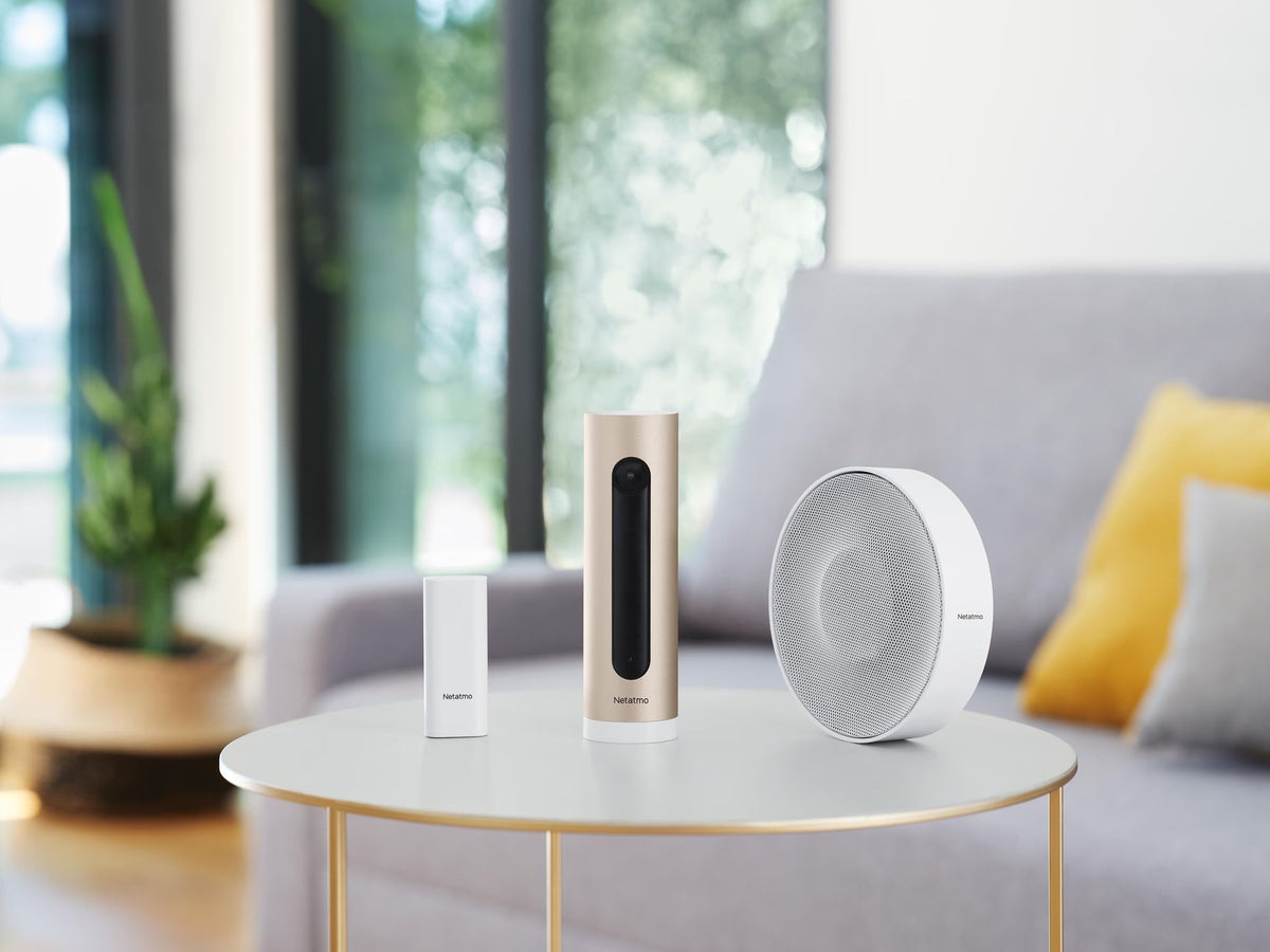 Netatmo Smart Alarmsysteem met Camera - Gezichtsherkenning & Sirene 110 dB - 165 x 65 x 65 mm
