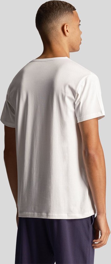Lyle & Scott Basic Lounge Shirt Heren (3-pack) - Maat M