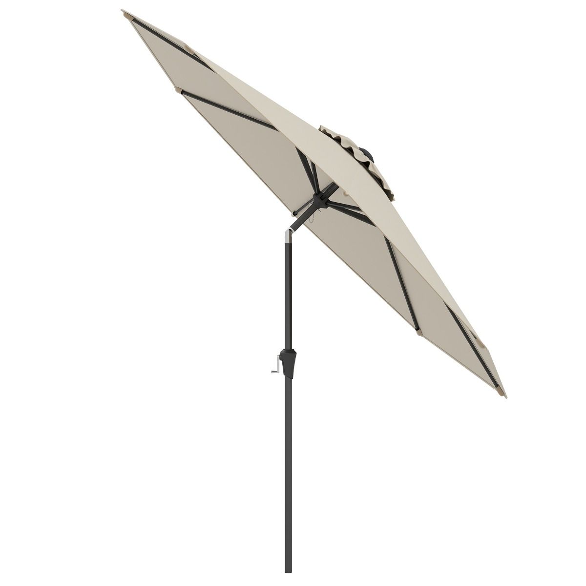 Coast Grote Terrasparasol - Kantelbaar met zwengel - UV-bescherming - 270 cm - beige