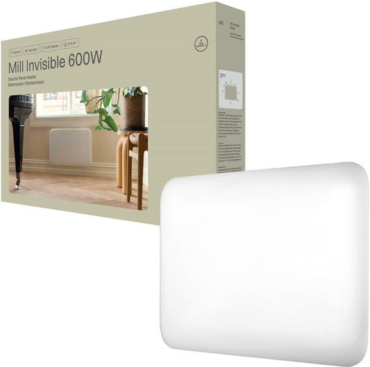Mill IB600DN - Stalen paneelverwarming - 600 Watt- tot 11 m2 - 100% stil - geschikt voor de badkamer