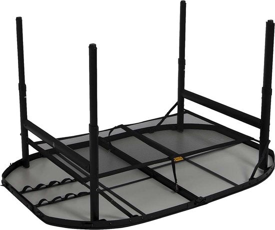 Bo-Camp - Industrial - Tafel - Northgate - Ovaal - Koffermodel - 120x80 cm
