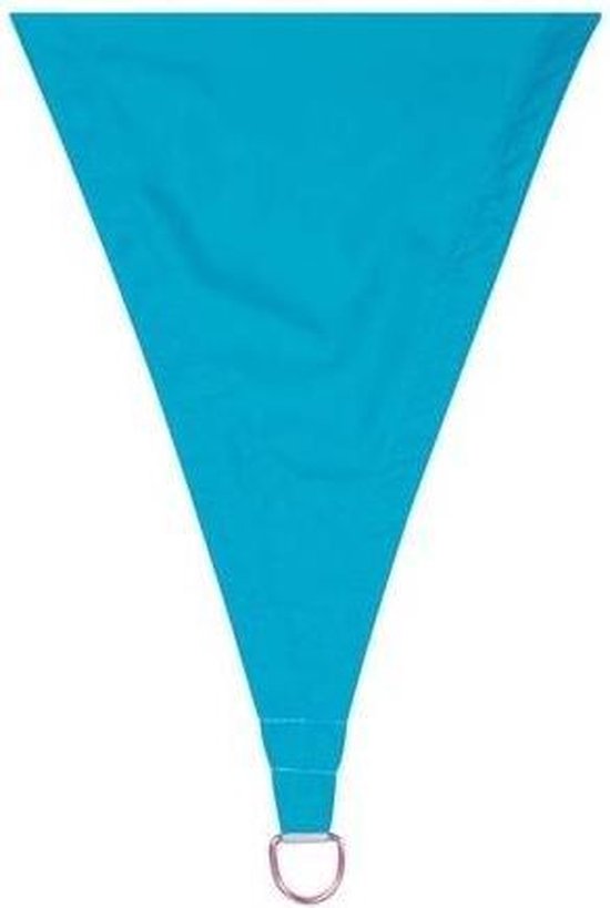 Perel Schaduwdoek, waterafstotend, 5 x 5 m, 160 g/m², polyester, vierkant, hemelsblauw