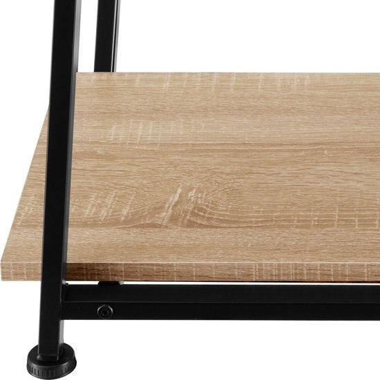 tectake® - Bureau Paisley 120x50x73,5cm - indrustrieel - lichtbruin - 404697