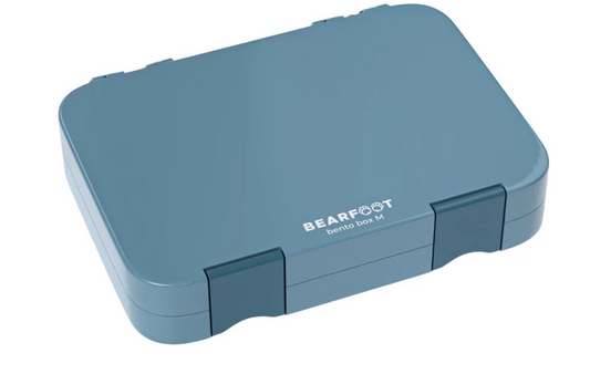 Bearfoot Bento Box - Blauw - 21,3 x 15 x 4,5 cm - Lekvrij, Vaatwasserbestendig