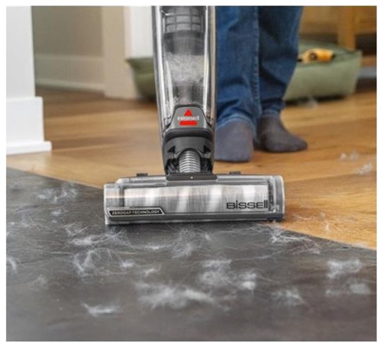 BISSELL CrossWave OmniForce Edge Select Draadloze Stofzuiger met Dweilfunctie - Vlekkenreiniger voor Harde Vloeren - Snoerloze Steelstofzuiger - 2 in 1 Vacuum Cleaner - Extra Krachtige Motor 31aW - ZeroGap Technologie - 3999N