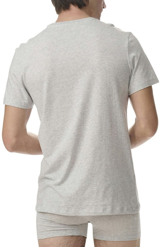 adidas Sportswear 3PK Crew Neck Shirt - Active Core Cotton - Onderbroek Mannen - zwart/wit/grijs gemêleerd