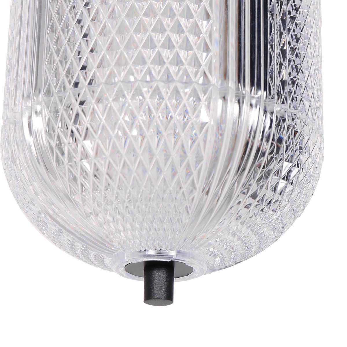 Hanglamp Geripu Ø15cm amberkleurig - hoogtes instelbaar - kunststof & metaal - Mexlite
