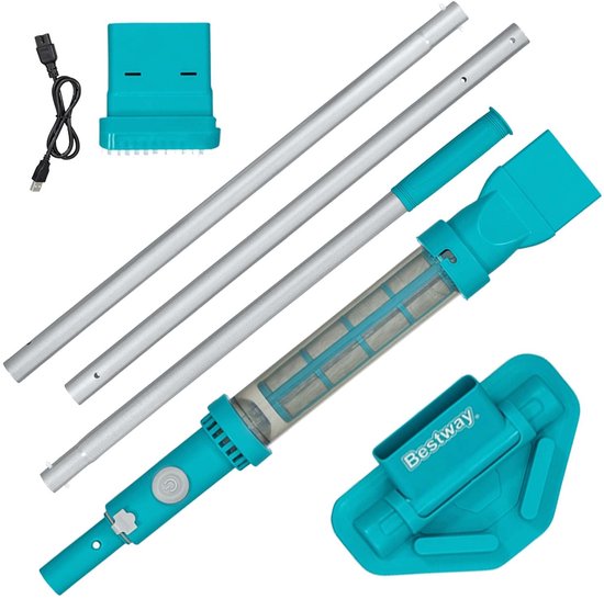 Best - Way - Zwembadstofzuiger - Blauw - 252 - x - 17 - cm - Aluminium