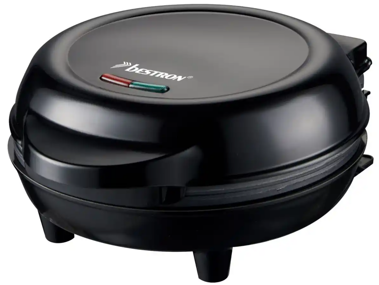 Bestron Wafelijzer AWM6Z – Brusselse Wafels – Ø 11 cm Antiaanbaklaag – 750W