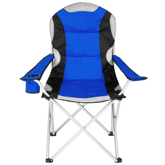 Tectake Stoel Basic Campingstoel - Blauw;Zwart