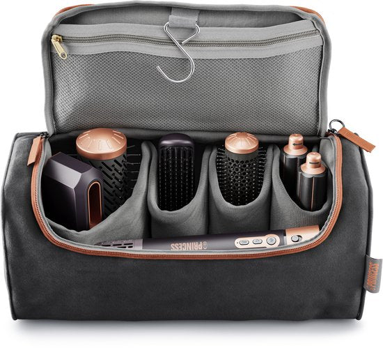 Princess Airstyler Plus 529215 – 6‑in‑1 Föhnborstel – 1000W – Met 6 opzetstukken – 3 Warmtestanden – 2 Snelheden – LED‑indicator