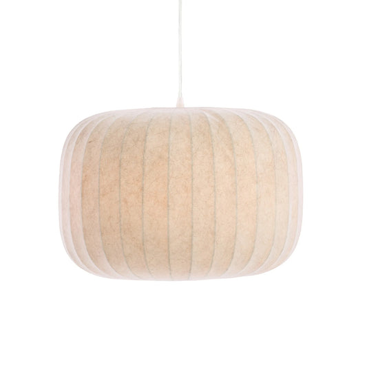 Light & Living Hanglamp Lexa – Ø 44 cm – Ronde Designlamp In Lichtbruin – Modern Sfeervol Licht Voor Eetkamer En Slaapkamer – Synthetisch Materiaal