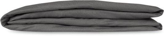 Kayori Shizu Splittopper Hoeslaken Jersey - 180x200-220cm - Matrasdikte 12 cm - Biologisch Katoen - Antracite