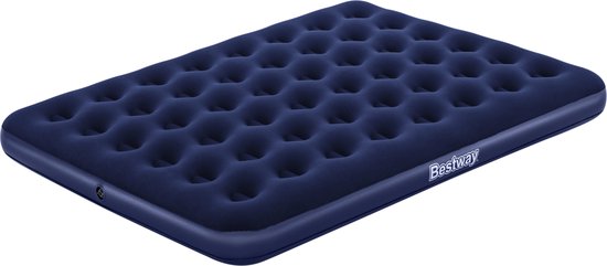 Bestway Pavillo Luchtbed met Flocked Oppervlak - queen size - 203x152x22 cm - 67003 - Blauw
