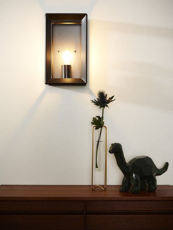 Lucide THOR - Wandlamp - 1xE27 - Grijs ijzer