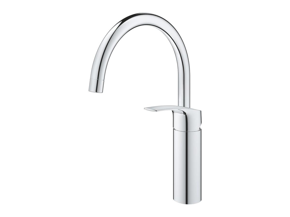 Grohe Via Keukenkraan - Eengreeps Mengkraan - Hoge C-uitloop 150° - Chroom