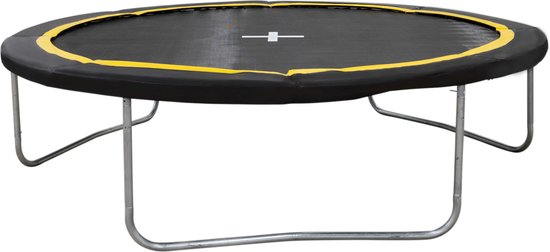 Dunlop Trampoline met Veiligheidsnet - 80 KG - Zwart - 183x201x183 cm
