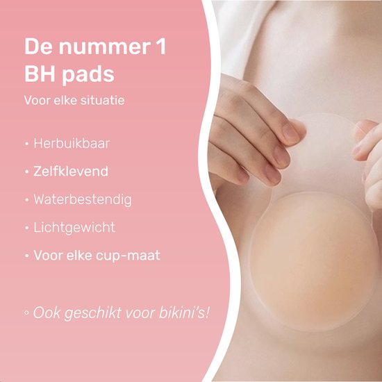 Soft & Silky Push up - Nipple Covers - BH pads - Dames vullingen - Ademend - Waterbestendig - Plak - Tepel - Plakkers - Stickers - Boob Tape