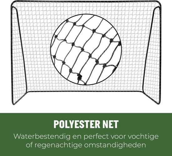 Umbro Voetbaldoel - Voetbal Goal 300 x 120 x 205 cm - Voetbalgoal Groot - Buitenspeelgoed voor Kinderen en Volwassenen - Snelle Montage - Voetbal Training Doel - Metaal - Zwart/ Geel