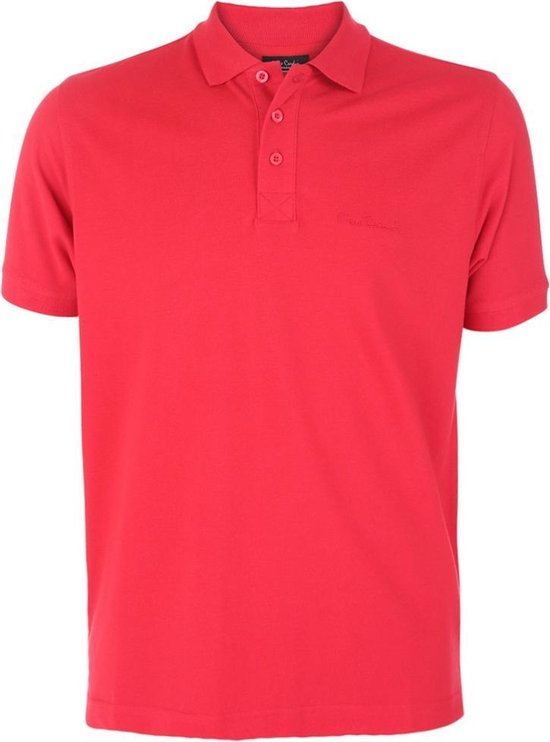 Pierre Cardin - Heren Polo SS Basic Polo - Rood - Maat XL