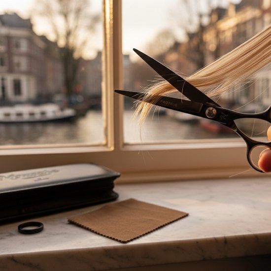 ProTrue 15 Delige Kappersset - Kappersschaar - Uitdunschaar - Coupeschaar - Kappersmantel - Haarschaar Set