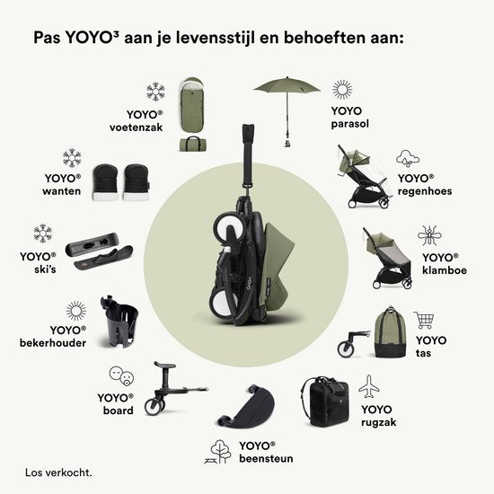 Stokke YOYO Voetenzak Olive
