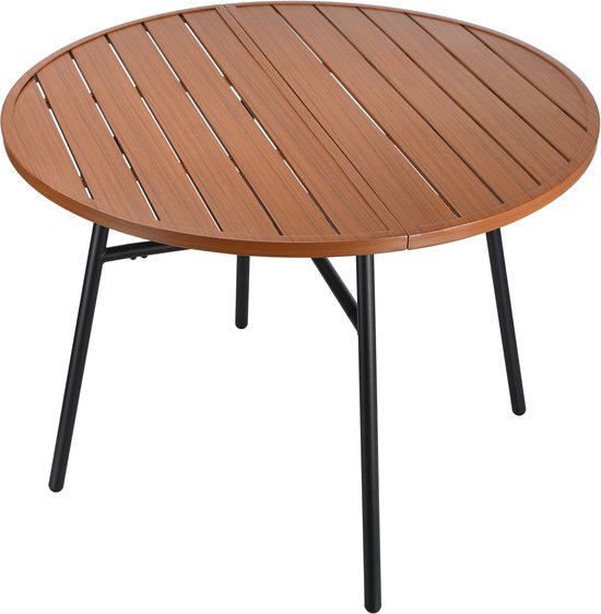VDD - Tuintafel - Buitentafel - Ronde tafel - Aluminium - 100 x 73,5cm