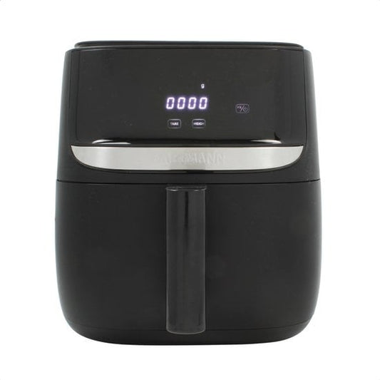 Wartmann WM 2203AF, Keramische Airfryer / heteluchtfriteuse, 5,7 liter, weegschaalfunctie, PFAS-vrij, zwart