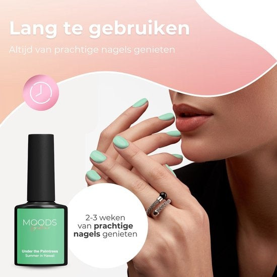 Moods Gellak 6-delige Set - Gel Nagellak - 8ML - Summer in Hawaii - Gellac - Nagels - Gellak Starterspakket - Pastel Kleuren