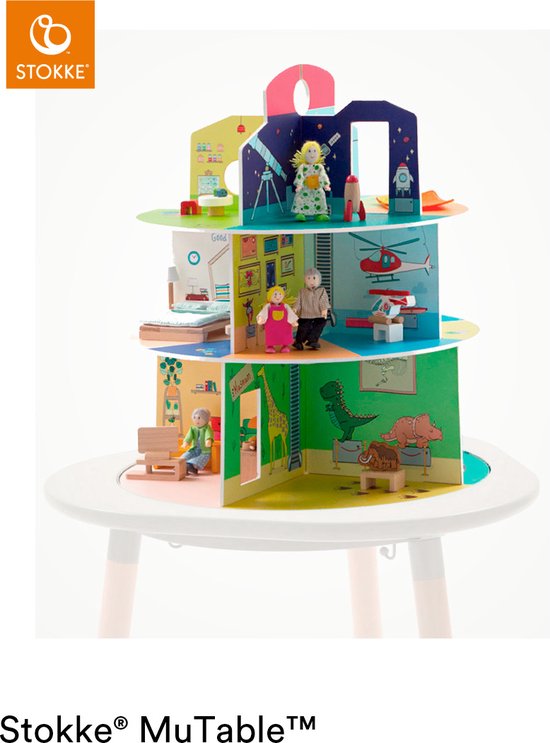 Stokke® MuTable™ Scenarios House - Poppen houten speelhuis