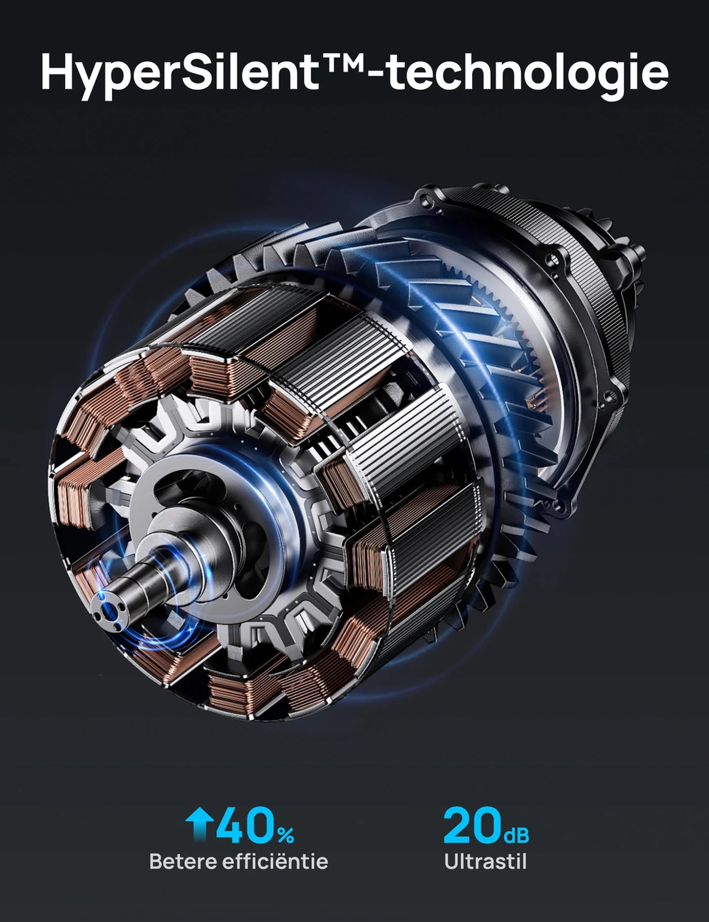 Dreo Turbo Luchtcirculator DR-HPF022 - Statiefventilator - 9 Snelheden & 6 Modi - Afstandsbediening - 120° Oscillatie - Hoogte 94-107 cm