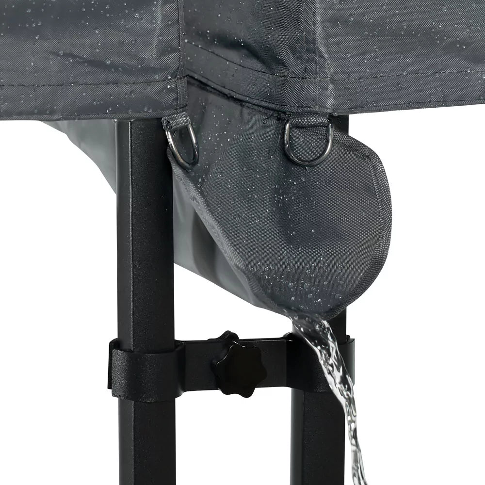 VONROC Koppelsysteem voor Premium Partytent 3 x 4,5 m - Regengoot/Zijwandverbinders - Grijs