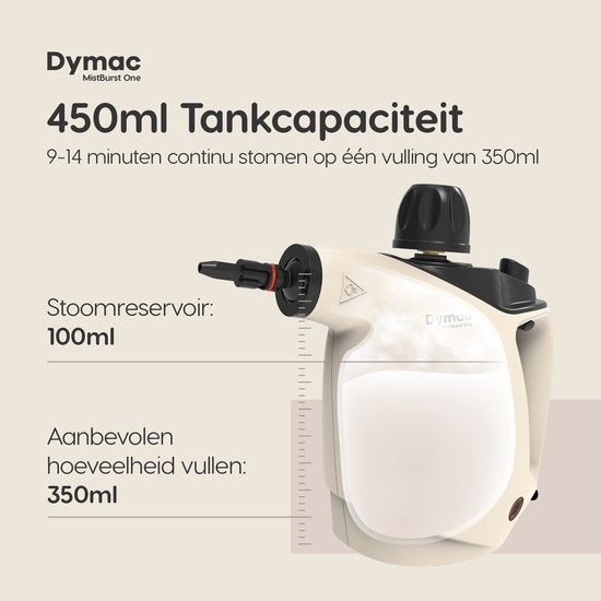 Dymac MistBurst One - Handstoomreiniger - 450ML