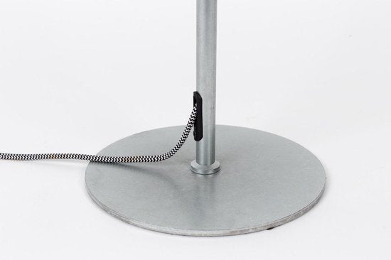 Zuiver Marlon Vloerlamp – Minimalistisch Design met Industriële Touch – Verzinkt Zilver – 134,5 cm