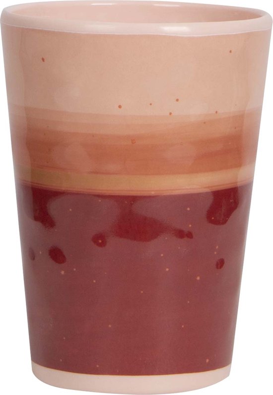 Bo-Camp - Beker - Halo - 400 ml - 4 Stuks - Melamine - Terra