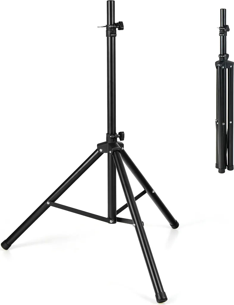 Coast Speakerstatief – Verstelbaar tot 183 cm – max. 50 kg – 12 x 12 x 97 cm – Zwart