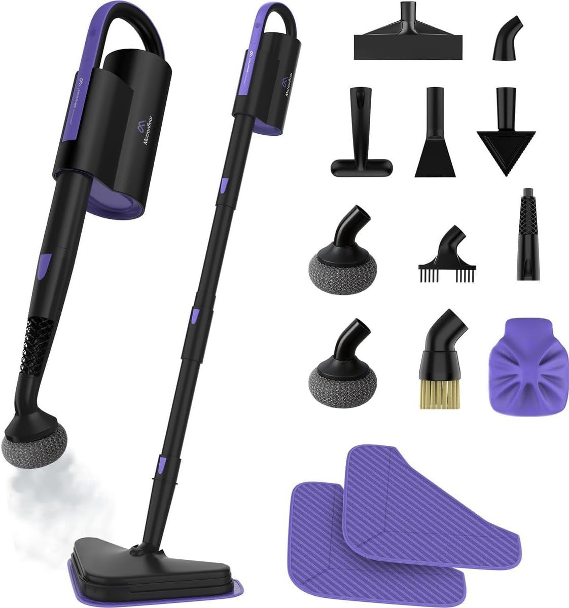 Motionflow 16-in-1 Stoomreiniger - Handstomer - Vlekkenreiniger - Diepte reiniging voor vloer, bank, badkamer en tapijt - tapijtreiniger