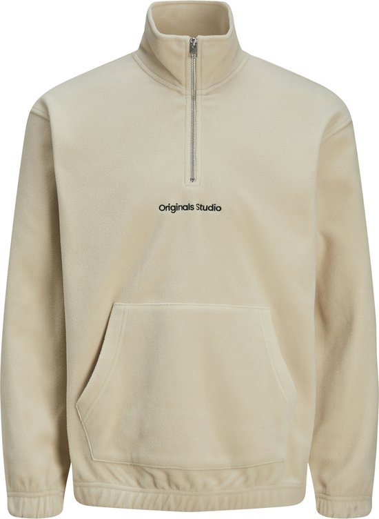 JACK&JONES - JORVESTERBRO FLEECE KWART RITS NOOS - Heren - maat XXL - Sweaters