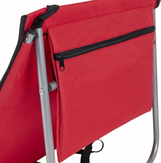 Bo-Camp - Strandmat/strandstoel - Lota - Rood