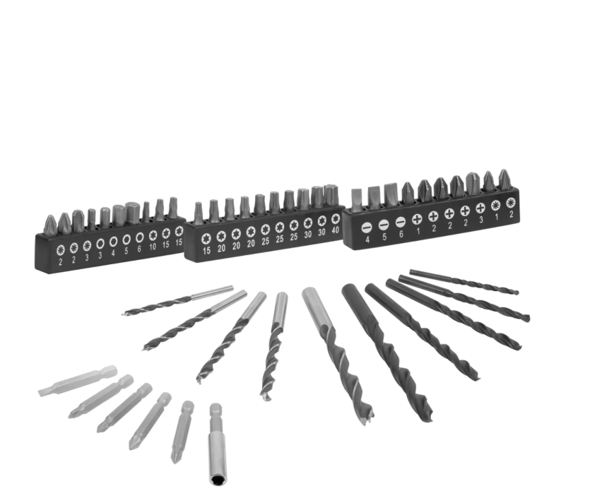 Vonroc Accuboormachine 20V – 25 Nm – 19+1 Standen – 2,0 Ah Accu – 46 Accessoires – Aluminium Koffer