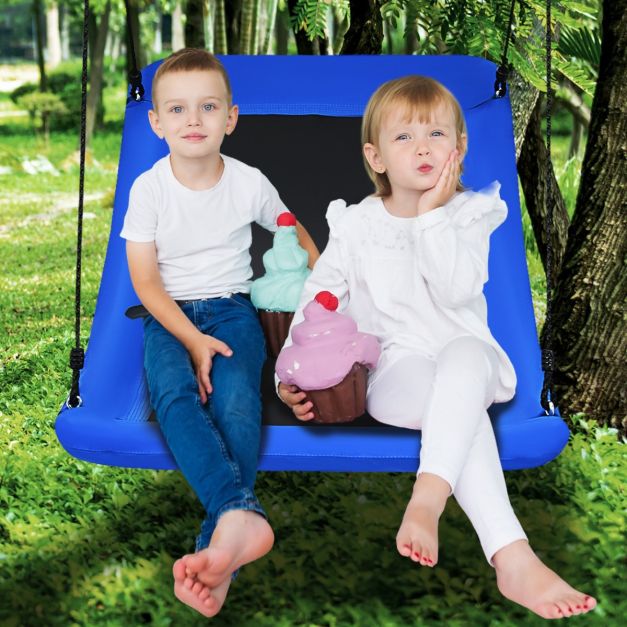 Coast Tree Swing Swing Swing met verstelbaar touw buitenzwaai 83 x 155 cm blauw