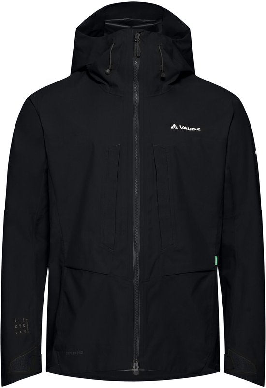 Vaude - Monviso 2.5L Hardshell Jas - Waterdicht Regenjas Outdoor - Heren - Zwart - Maat M