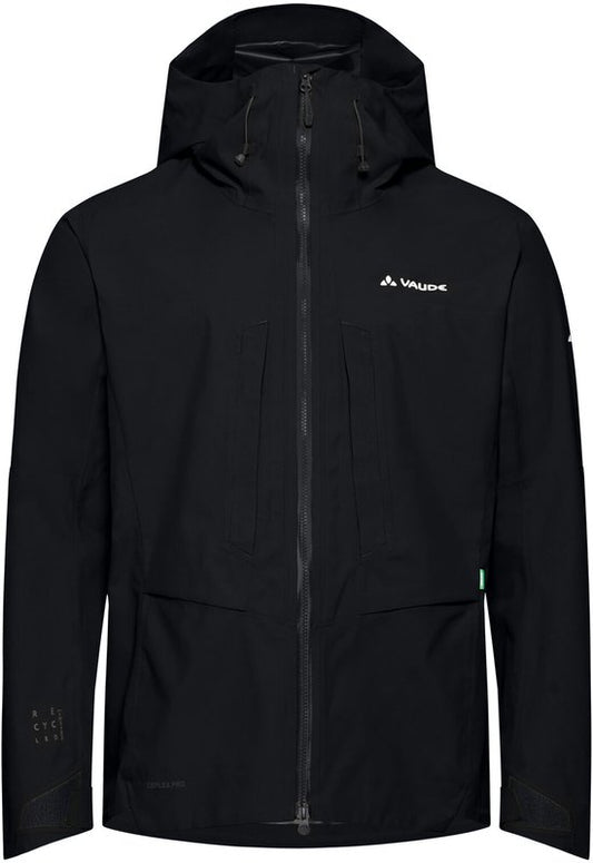 Vaude - Monviso 2.5L Hardshell Jas - Waterdicht Regenjas Outdoor - Heren - Zwart - Maat M