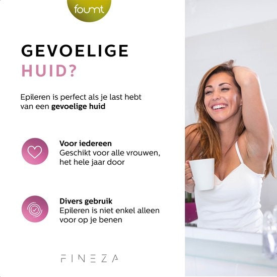 Fineza Epileerapparaat Dames - Ladyshave voor vrouwen - Epilator - Roze