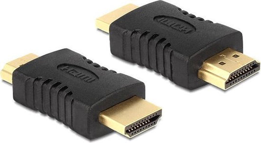 Techvavo® Set van 2 - HDMI Male naar Male Koppelstuk - HDMI 1.4 Compatibel - Zwart