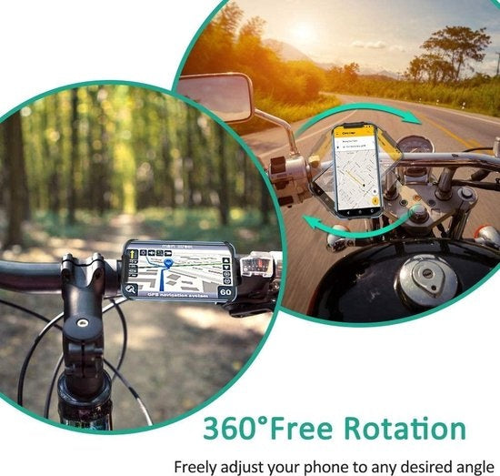 Garpex® Telefoonhouder Fiets - Telefoonhouder Motor - Smartphonehouder Fiets - Mountainbike - Motor - Universele Telefoonhouder