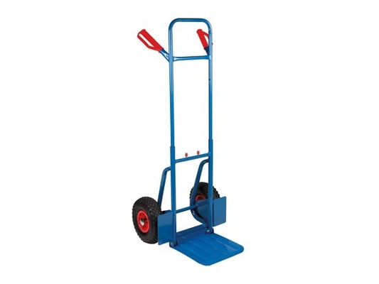 Toolland Steekwagen, inklapbaar, staal, blauw, laadvermogen 150 kg
