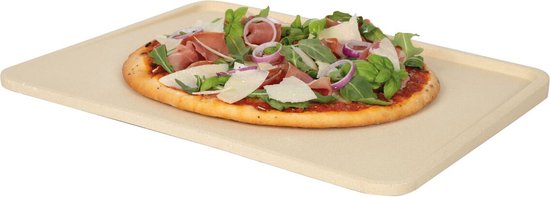Boska Pizzasteen Deluxe Rechthoek - Voor de oven - Knapperige pizza's - 40x32 cm - BBQ Accessoires