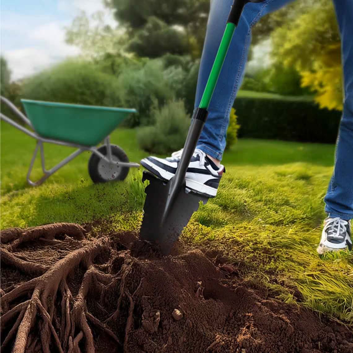 Hammersmith RayzerShovel All-in-One Spade - Sterke Carbonstalen Constructie - Geschikt voor Graven en Zagen - Softtouch Handgreep